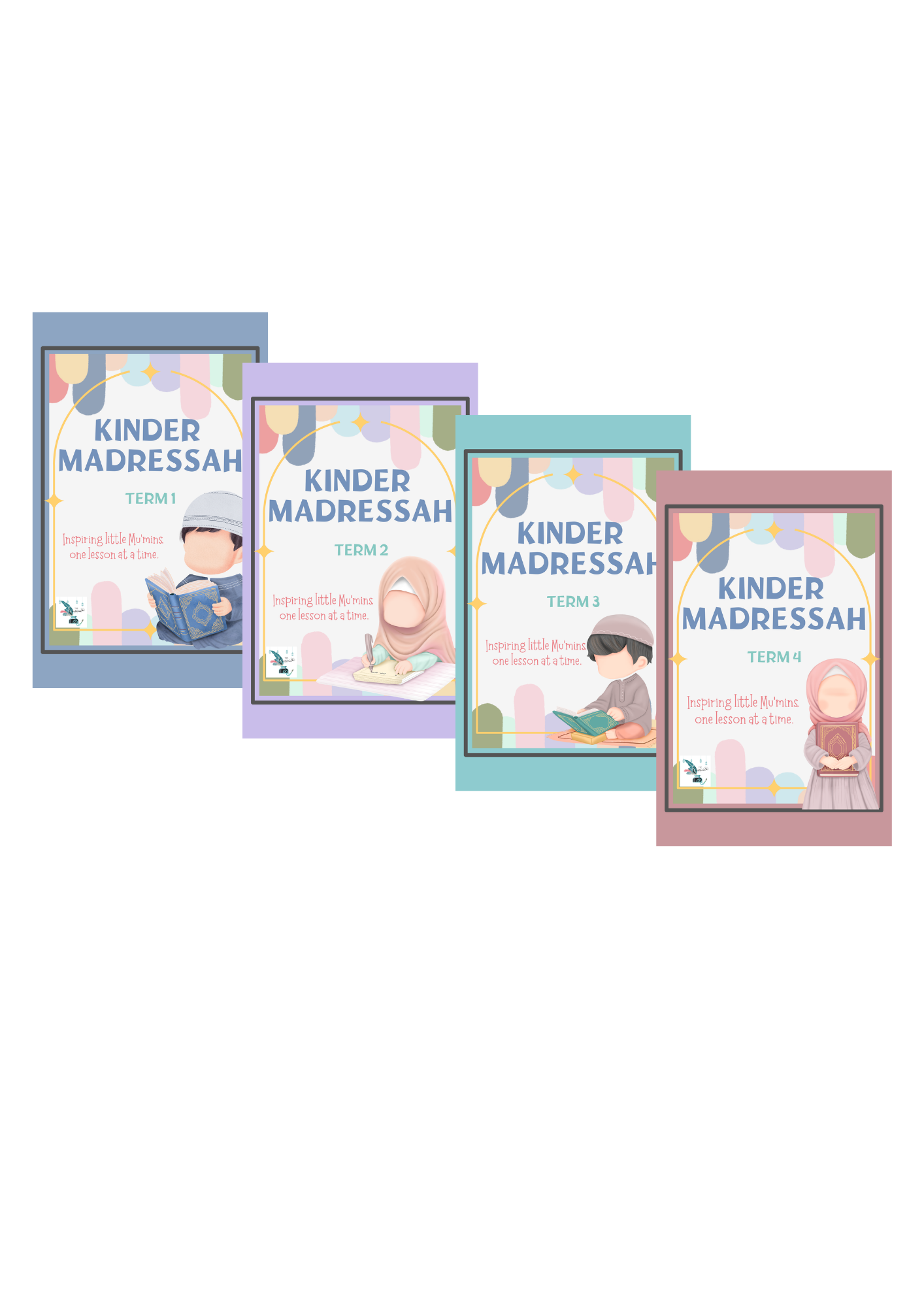 Kinder Madressah Activity Books Term 1-4