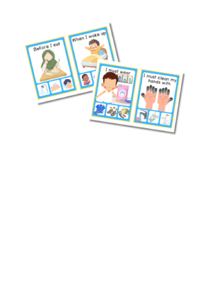 Body Cleanliness Clip Cards
