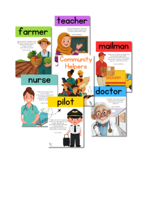 Community Helpers Posters