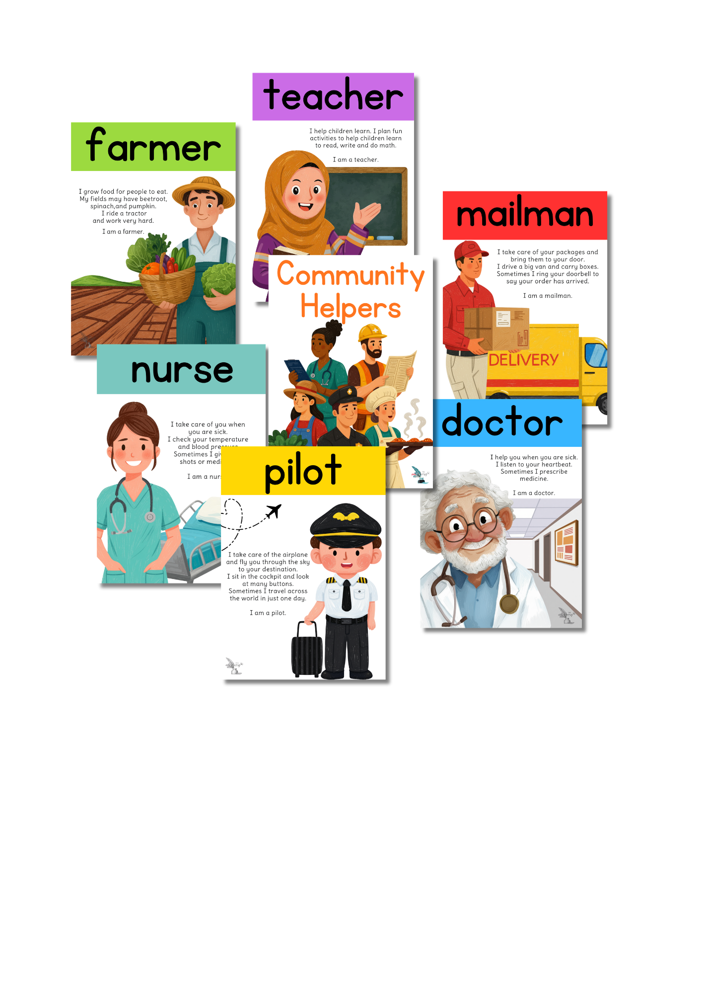 Community Helpers Posters