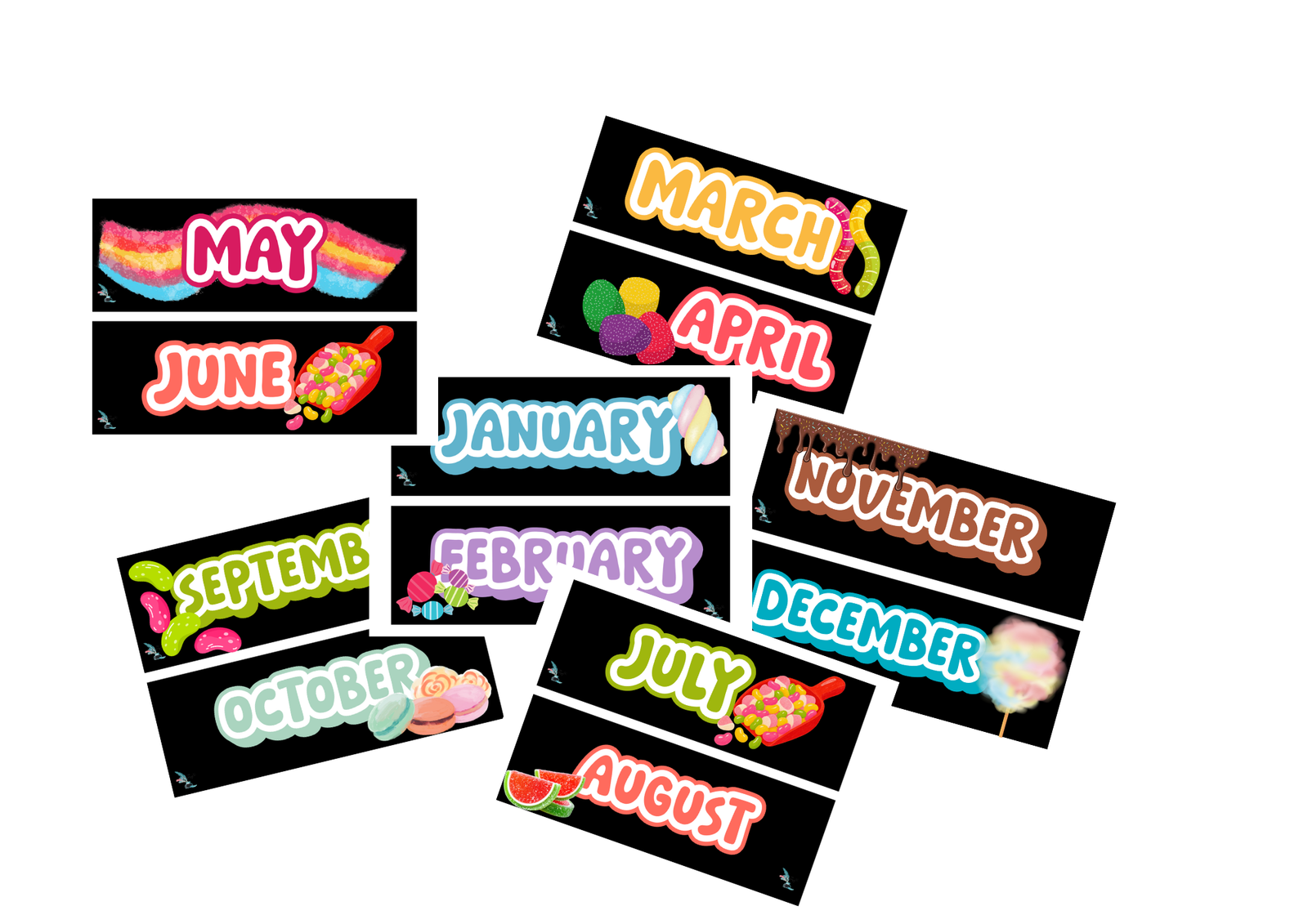 Months of the Year Labels - Image 2